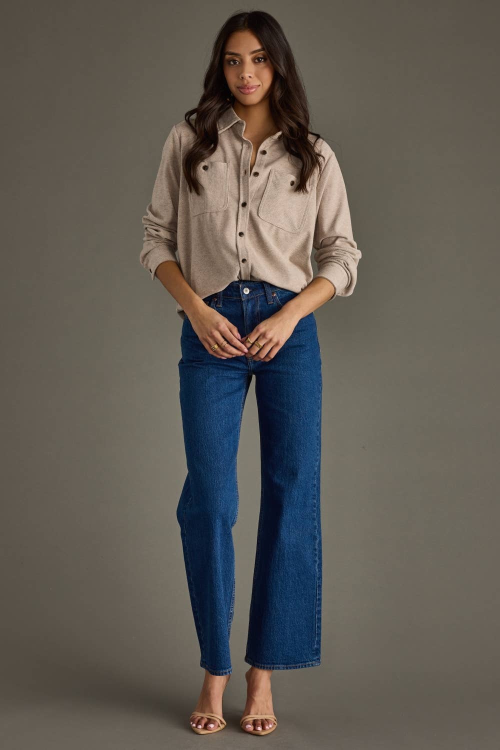 The Arianna Button Top