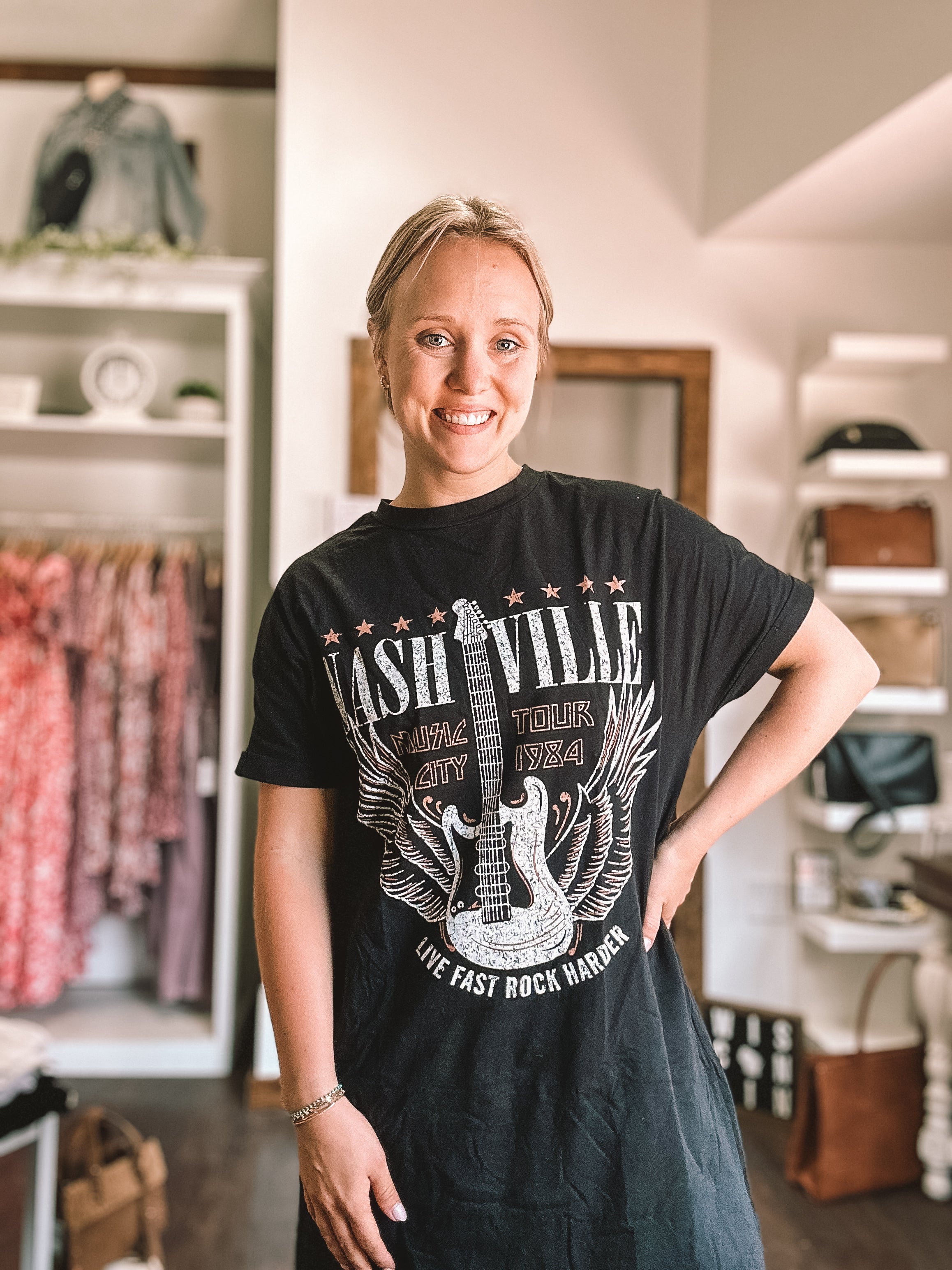 nashville t shirt dress Nashville T-Shirt Dress