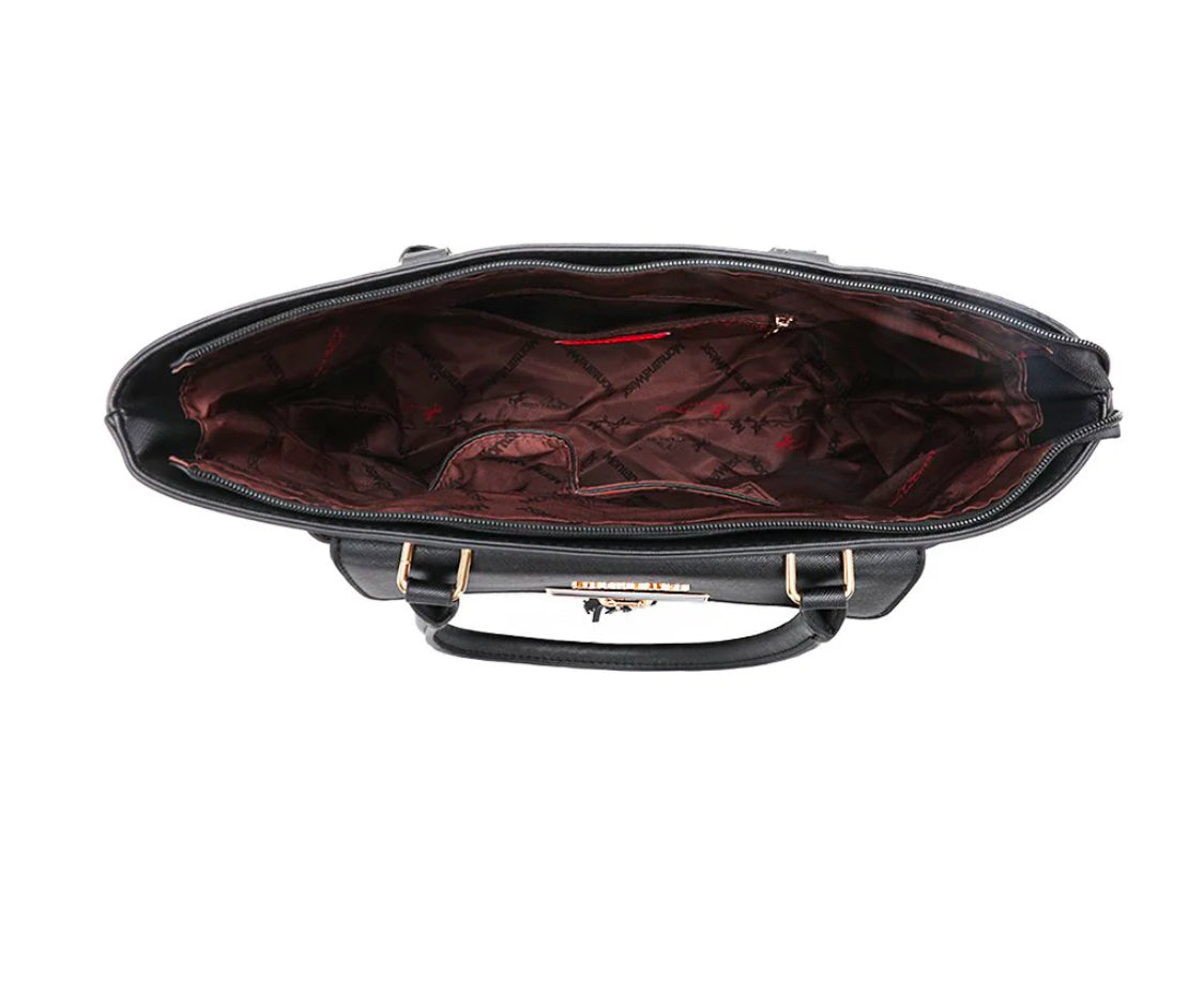 Montana West Tassel Tote with Wallet Set