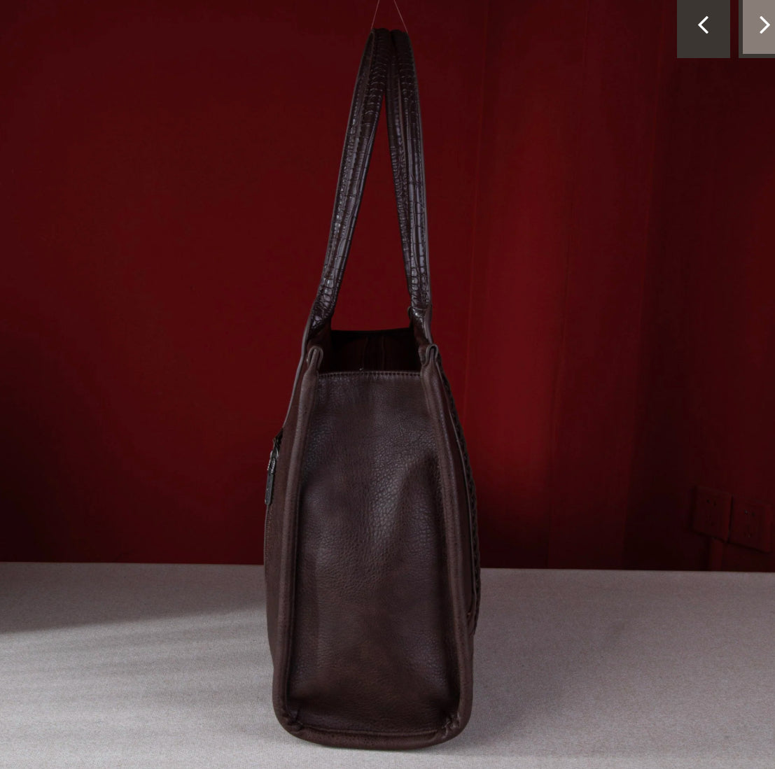 Wrangler Croc Print Wide Tote
