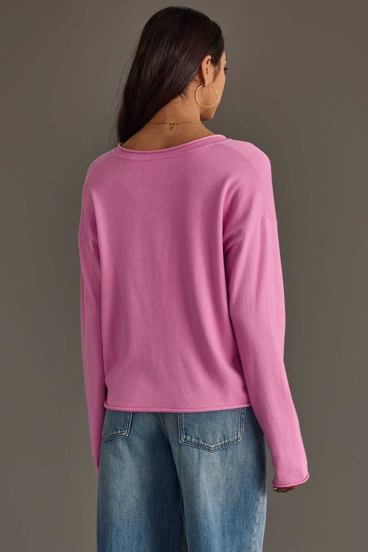 The Fuchsia Button Up Cardigan