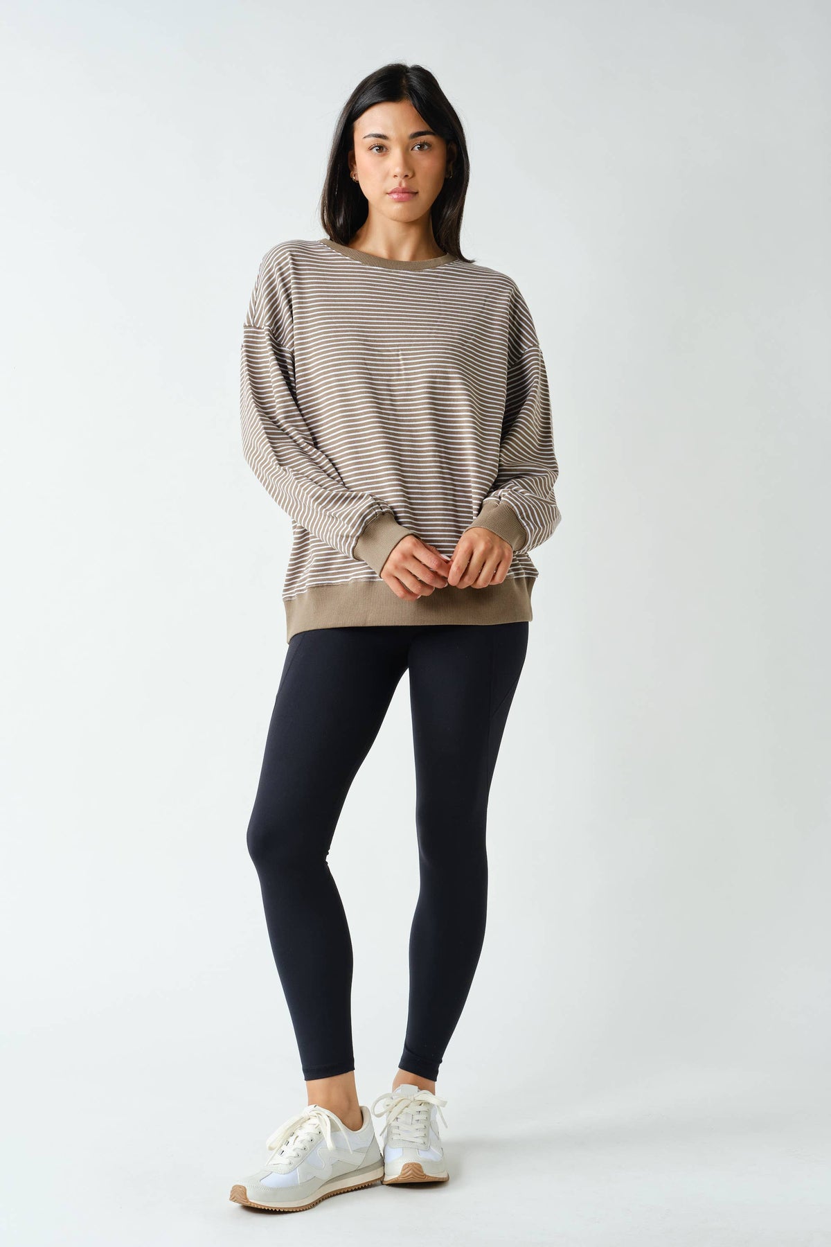 The Coastal Striped Crewneck