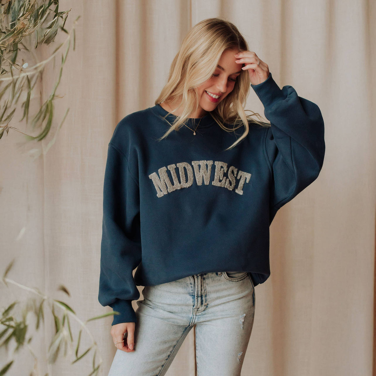 Dk. Blue & Gray Midwest Sweatshirt