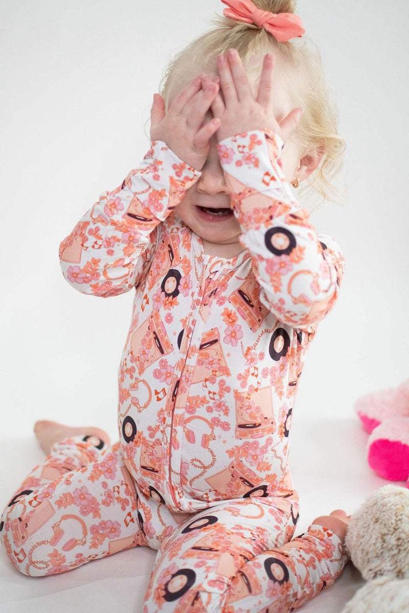 Girl Put Your Records On Convertible Romper