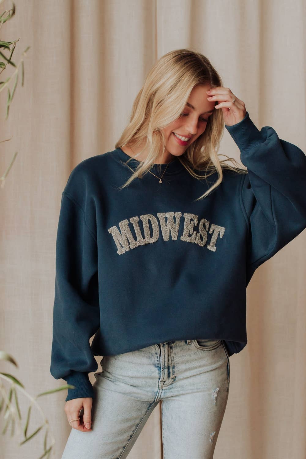 Dk. Blue & Gray Midwest Sweatshirt