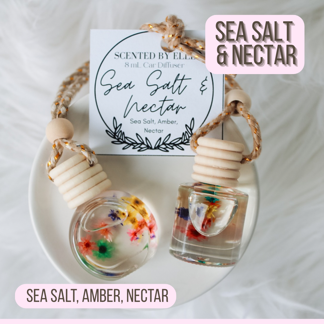 Sea Salt & Nectar Car Diffuser 