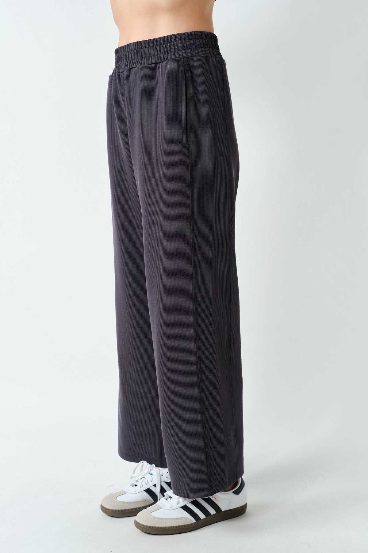 The Luxe Rib Wide-Leg Pants