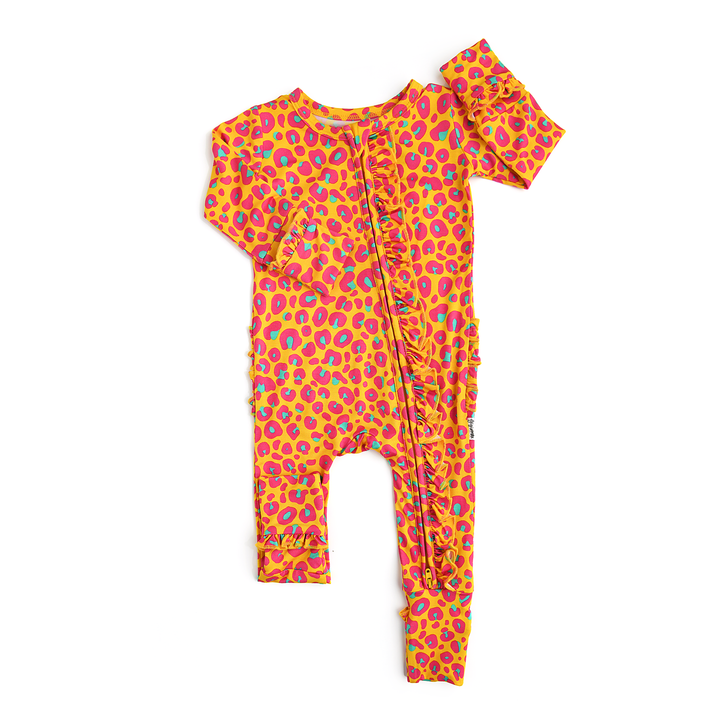 Neon Vibes Bamboo Footies