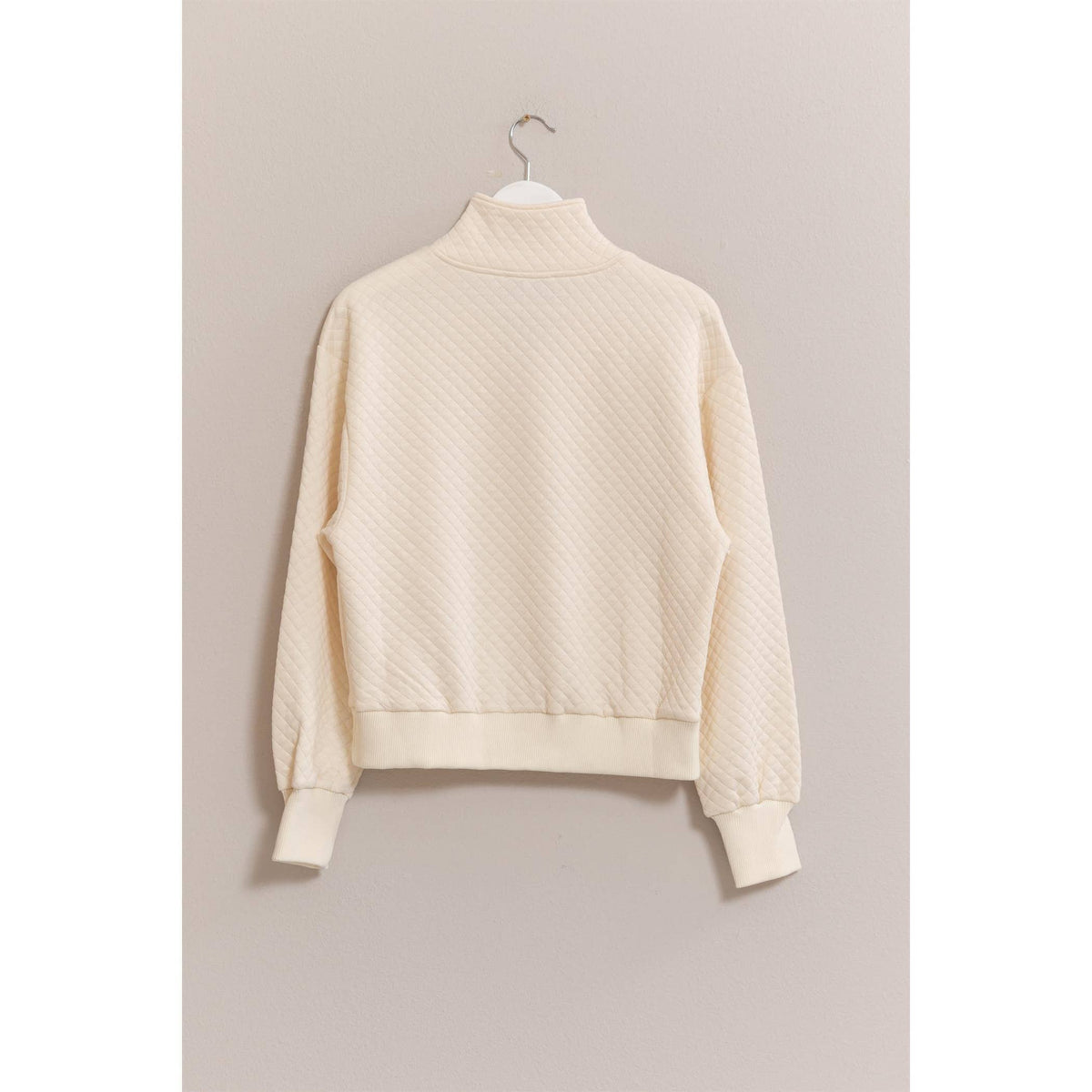 The Quilted Quarter Zip