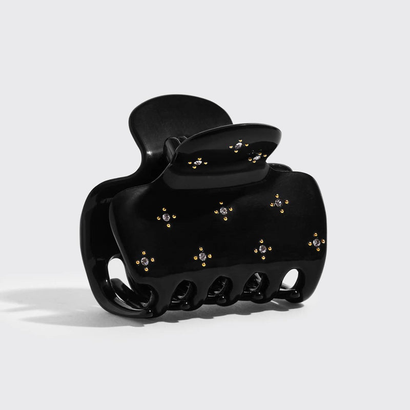 Recycled Plastic Rhinestone Puffy Claw Clip