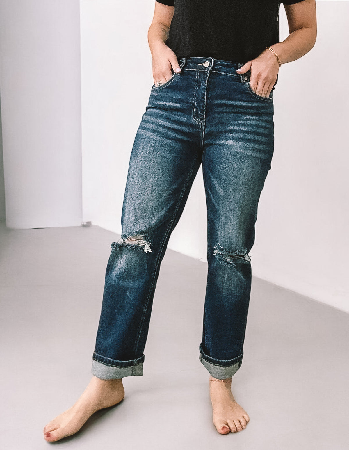 The Afton Straight Stretch Jean