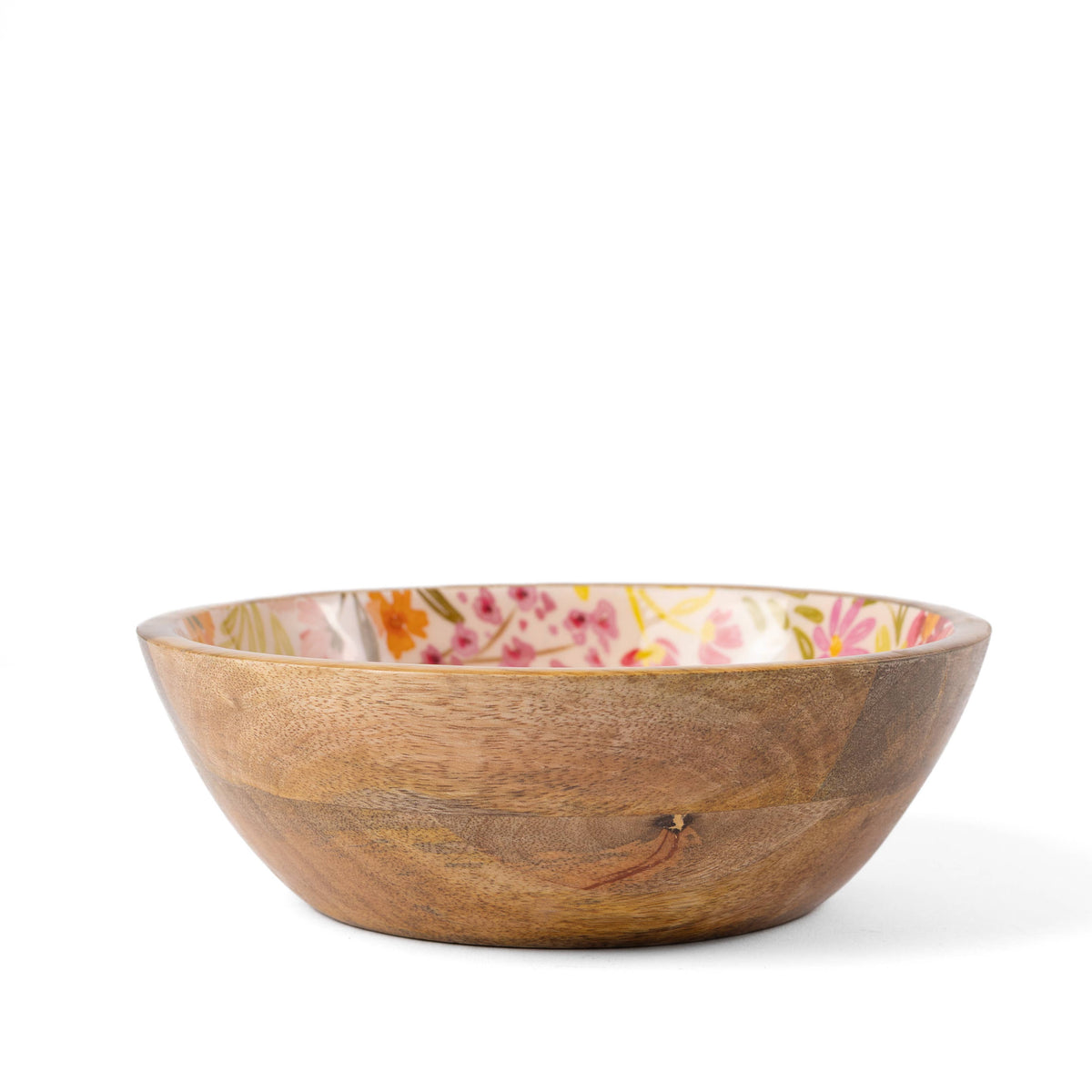 Primrose Petals Mango Wood Bowl