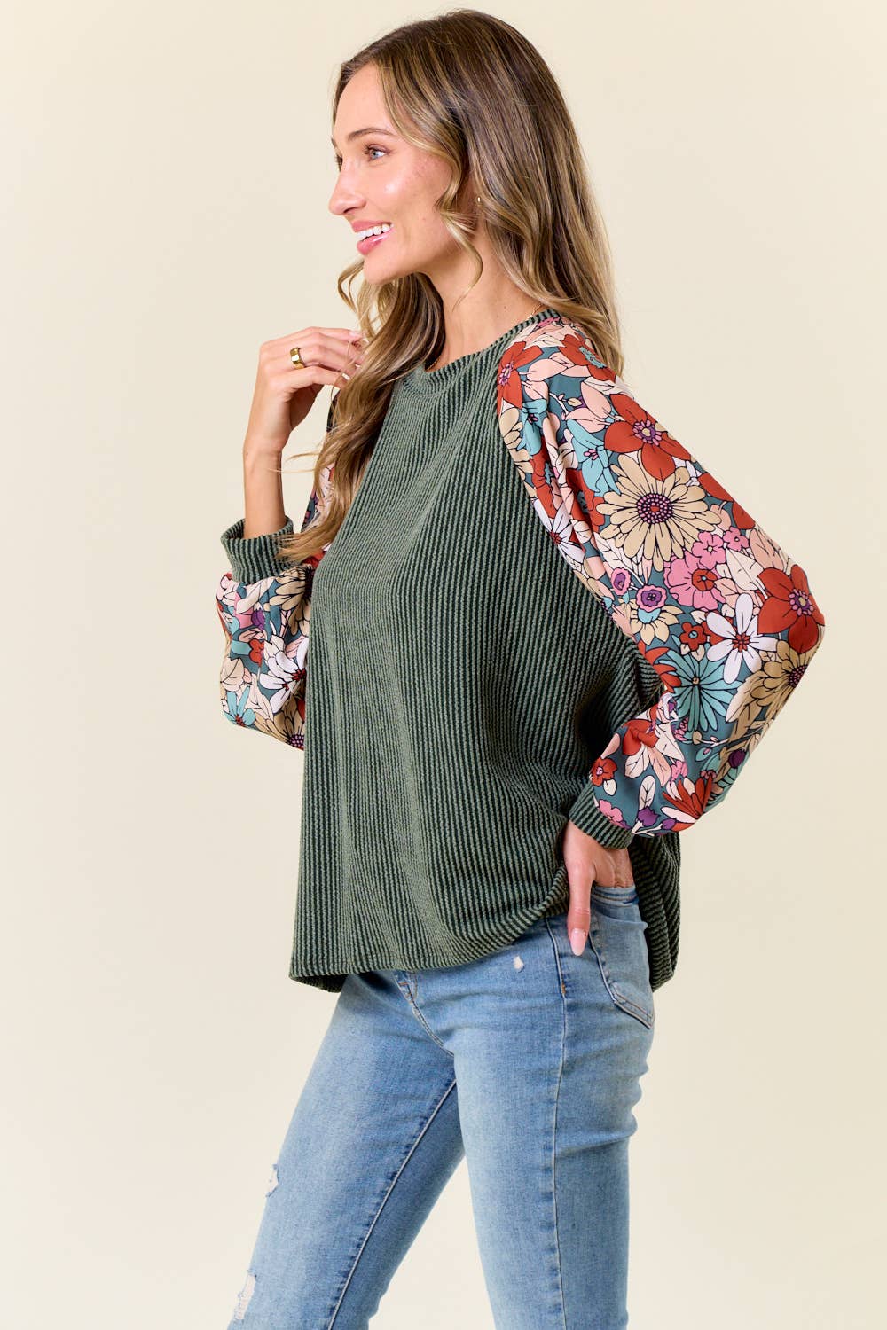 The Dalia Floral Top