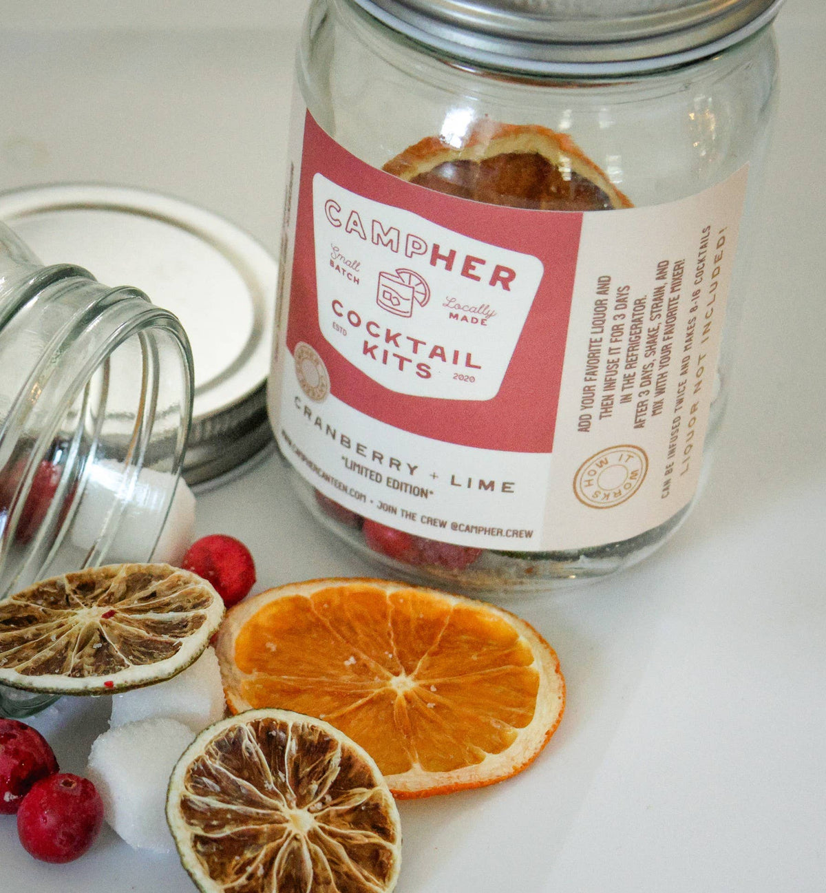 Cranberry + Lime Cocktail Infusion Kit