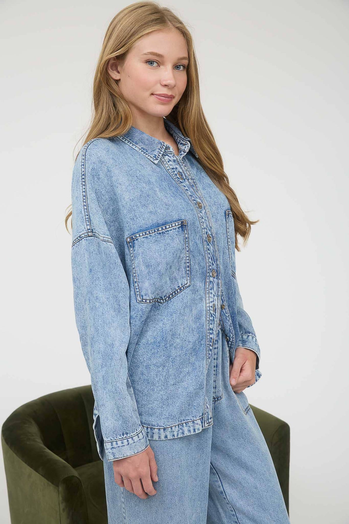 The Denim Dream Oversized Shirt