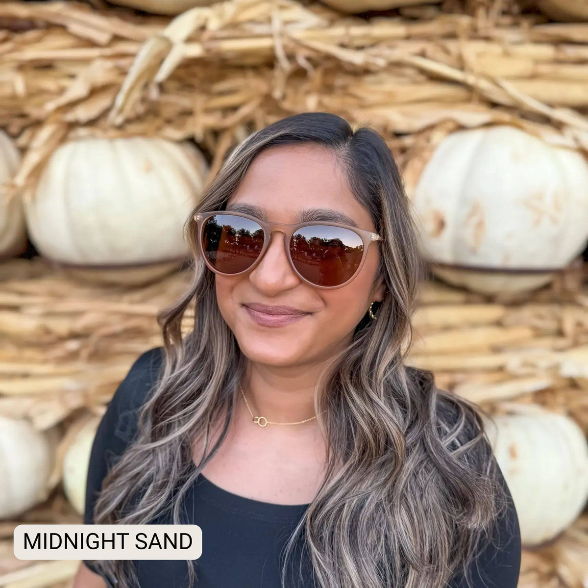 Midnight - Women's Polarized Sunglasses: Sand