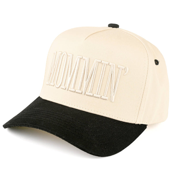MOMMIN Letter Two Tone Trucker Cap