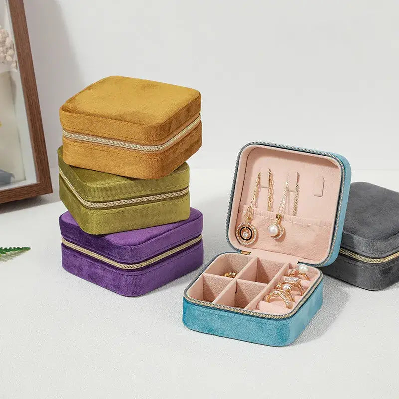 Plush Jewelry Box for Travel