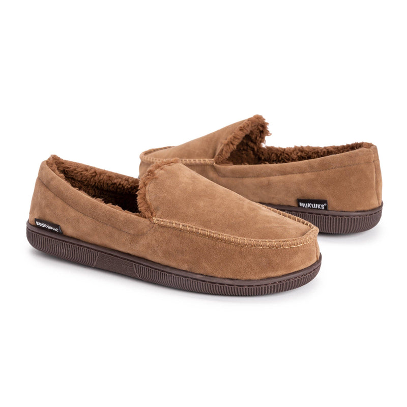 Men's Faux Suede Moccasin Slippers