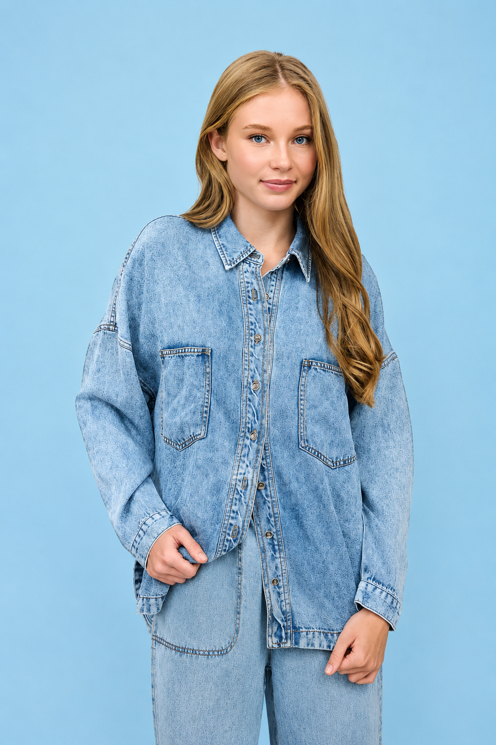 The Denim Dream Oversized Shirt