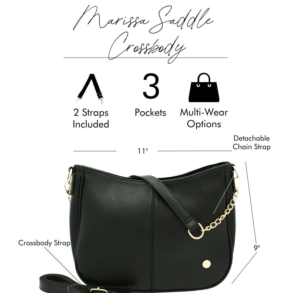 The Molly Crossbody Saddle Hand Bag Purse