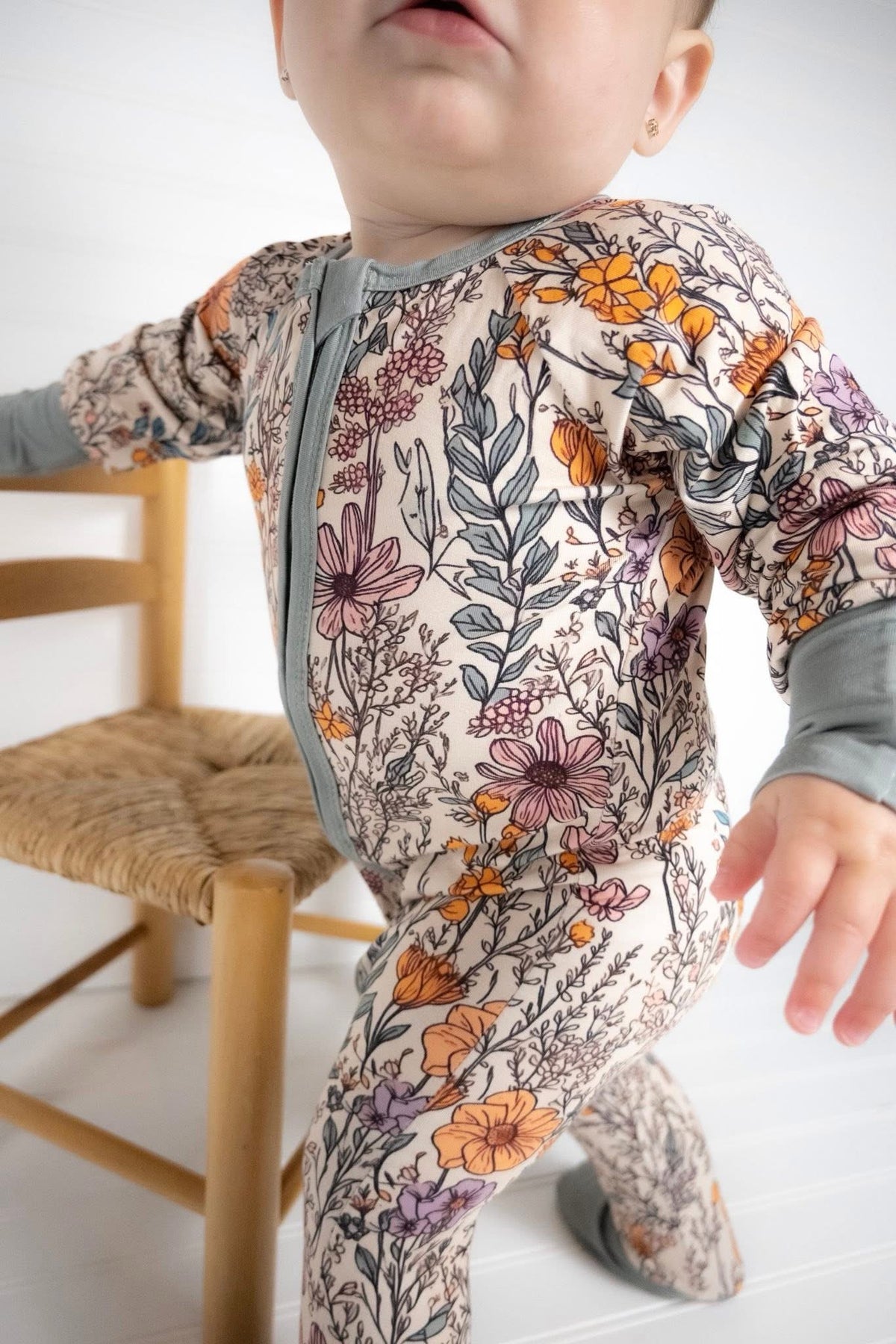 Wildflower Garden Floral Convertible Romper