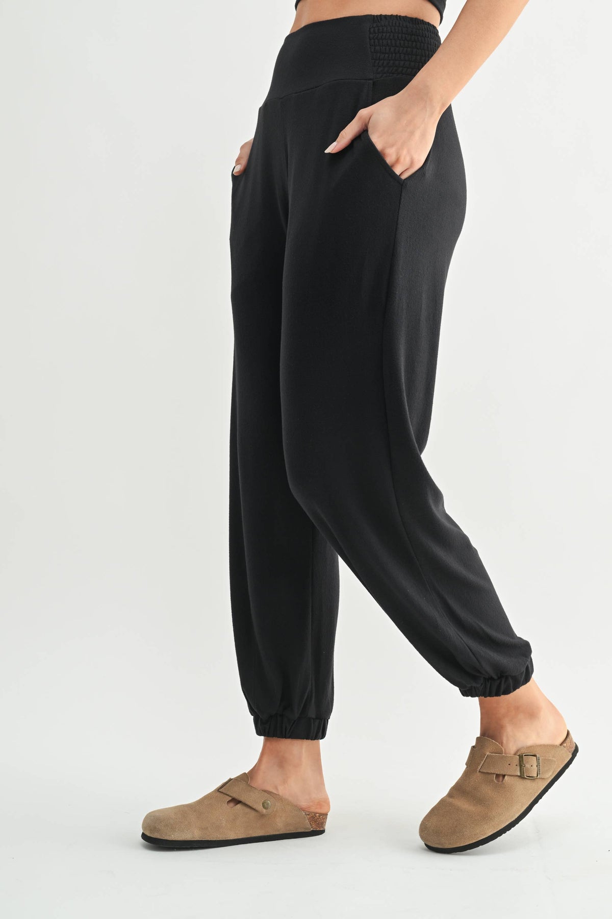 Brushed Hacci Lounge Jogger