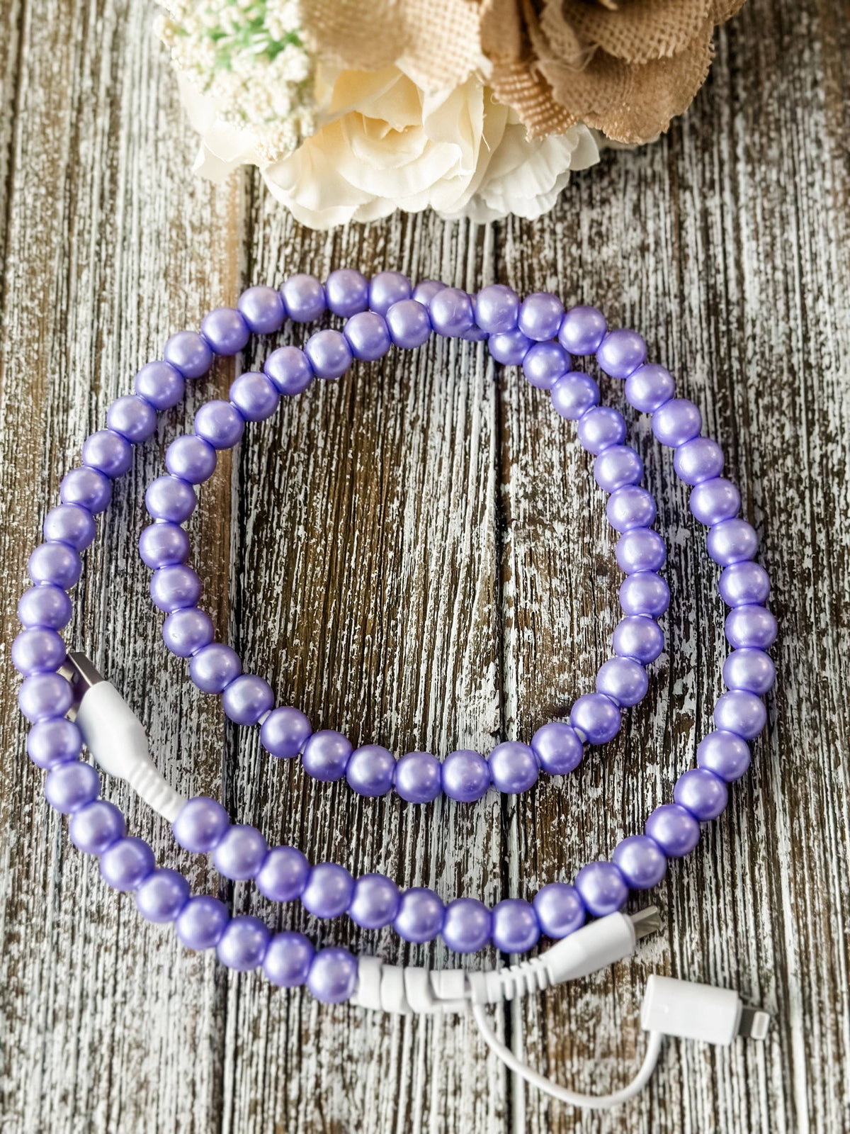 Lavender Pearl 2 in 1 Charger