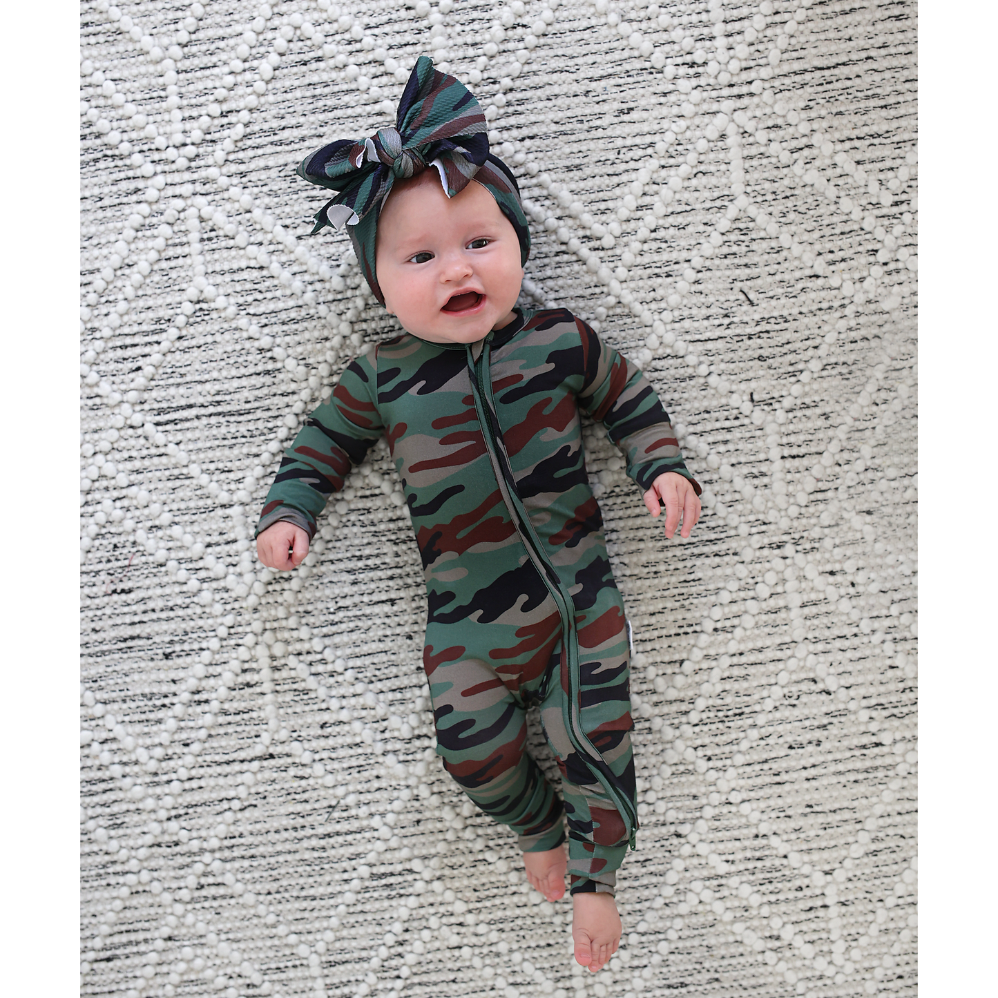 The Camo Bamboo Footies