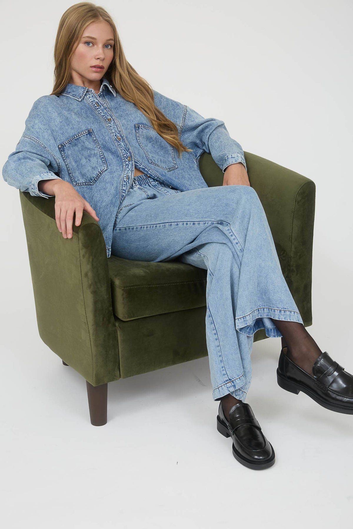 The Denim Dream Oversized Shirt