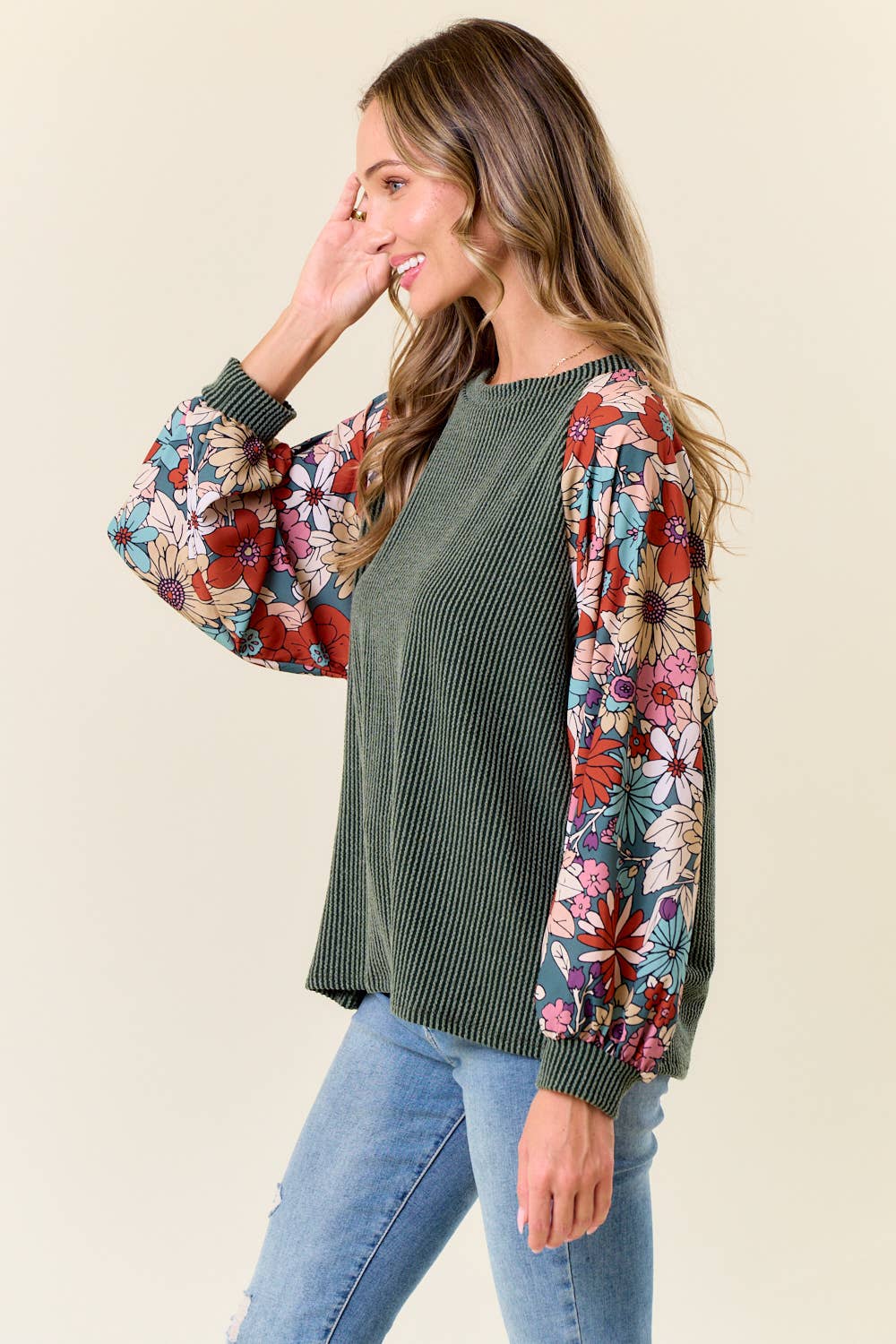 The Dalia Floral Top