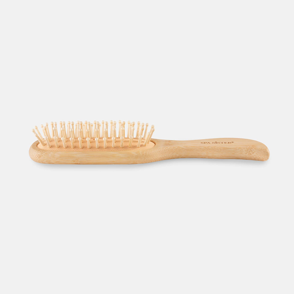 Large Natural Wood Bristle Hair Brush