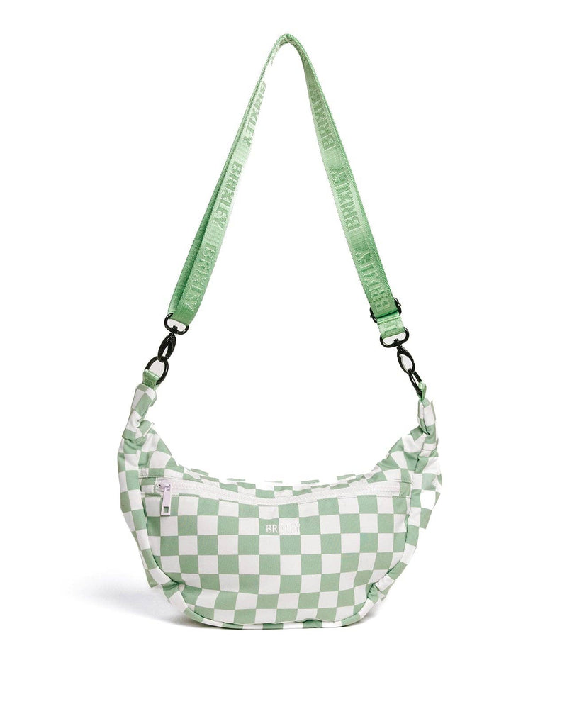 Lucky Check Crescent Bag