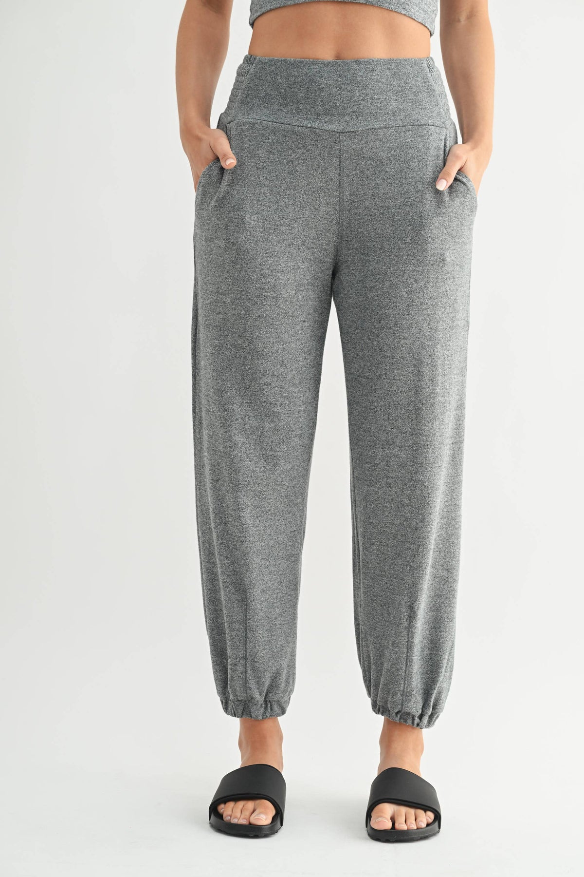 Brushed Hacci Lounge Jogger