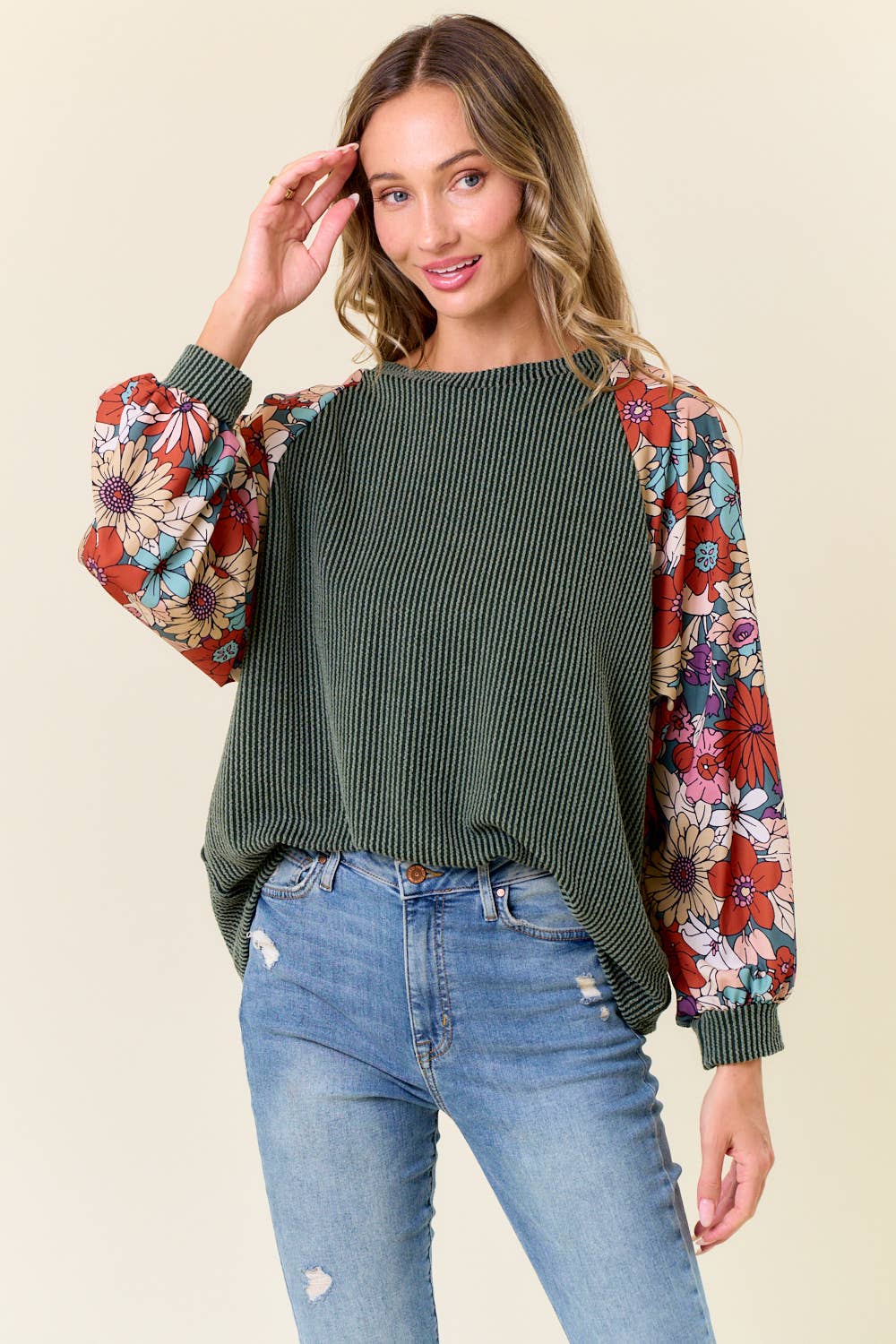 The Dalia Floral Top