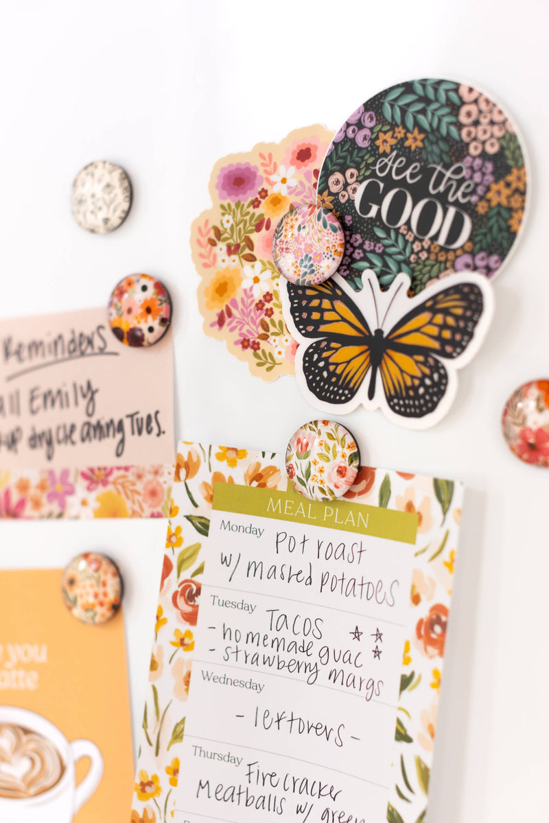 Glass Magnets: Spring Tones