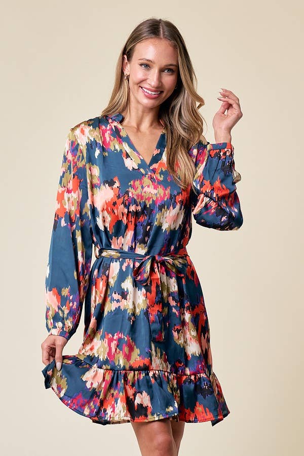 The Laid Back Floral Print Dress
