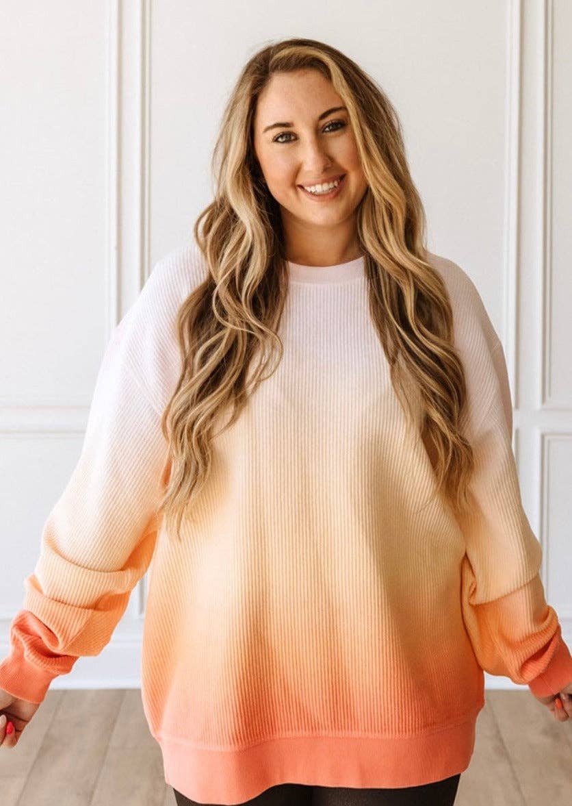 Southern Sunset Ombré Crewneck