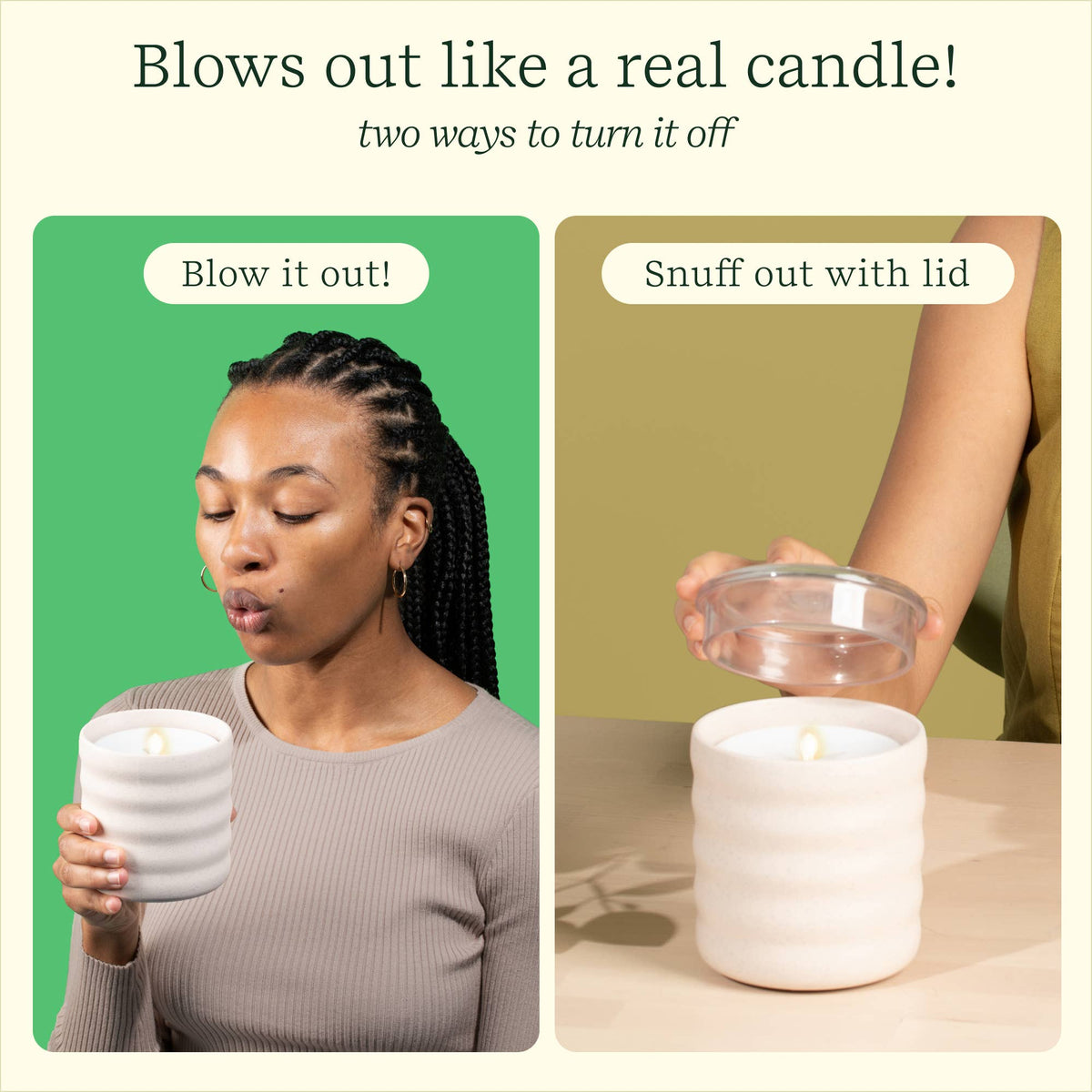 Flameless Candle Diffuser - Bubble