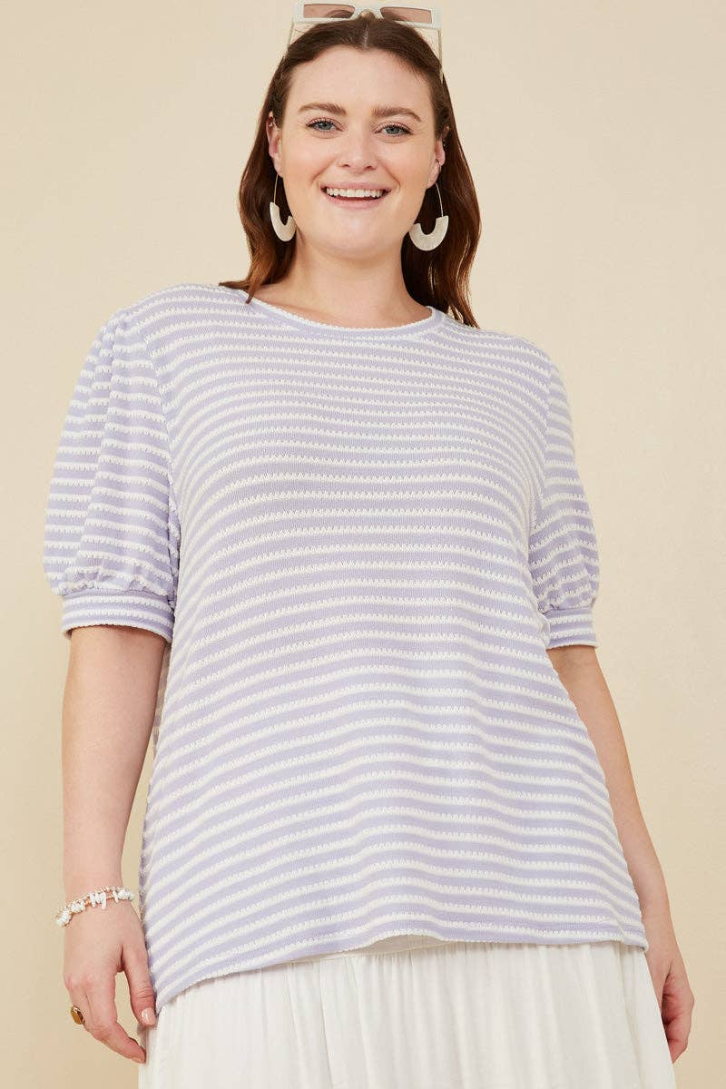 The Lavender Love Stripe Top
