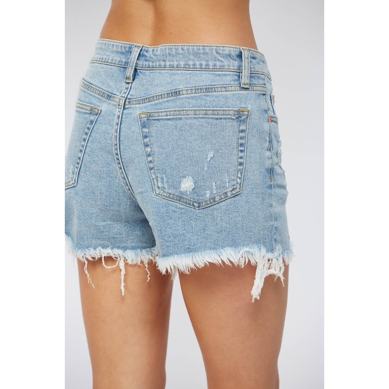 The Cool Blue High Rise Shorts