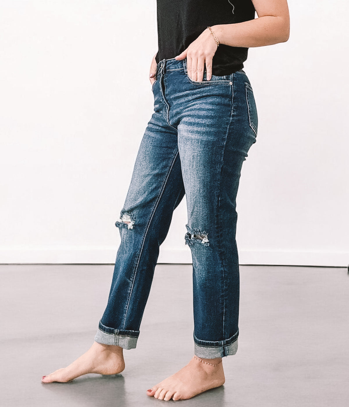 The Afton Straight Stretch Jean