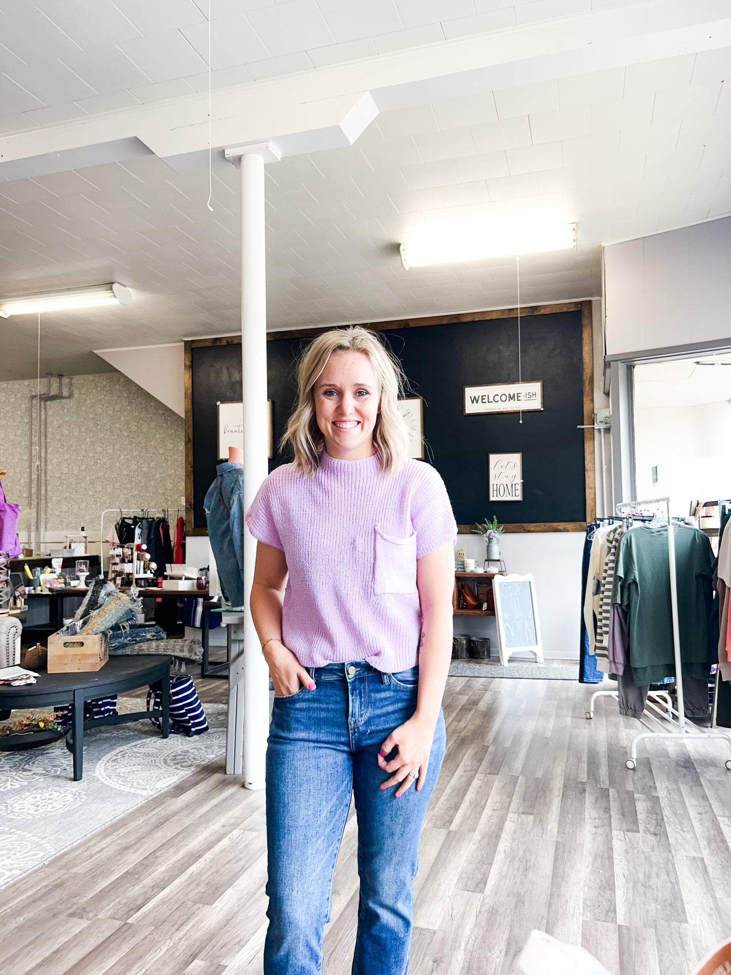 The Knitted Sweetie Cropped Tee