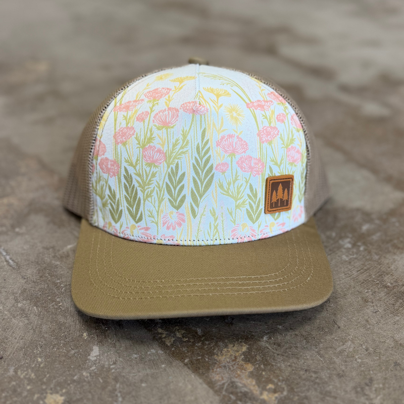 Wild Field Trucker Hat  - Sage Green