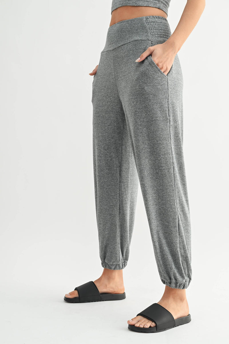 Brushed Hacci Lounge Jogger