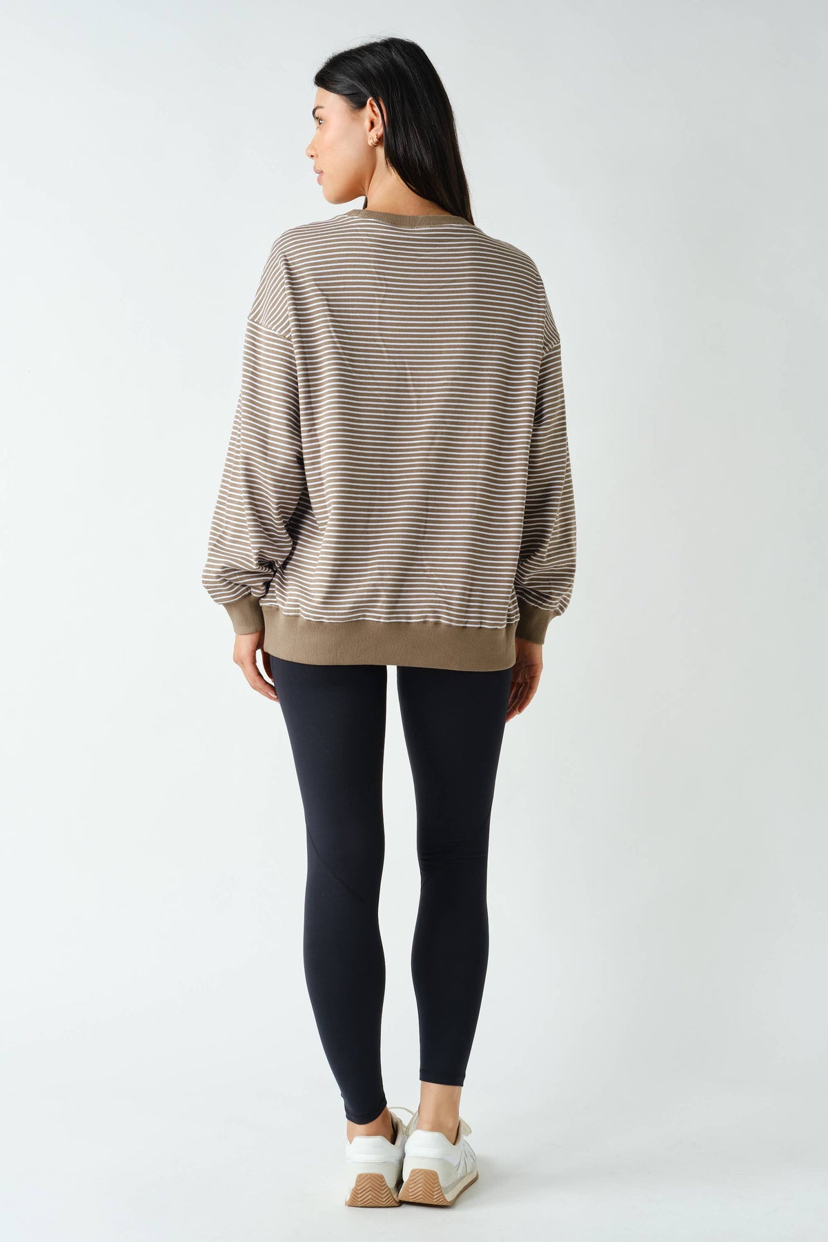 The Coastal Striped Crewneck