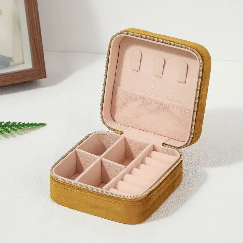 Plush Jewelry Box for Travel
