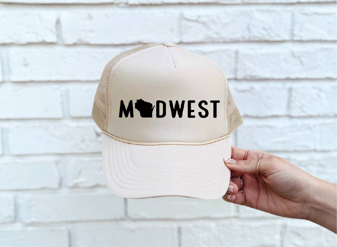 Midwest Tan Trucker Hat