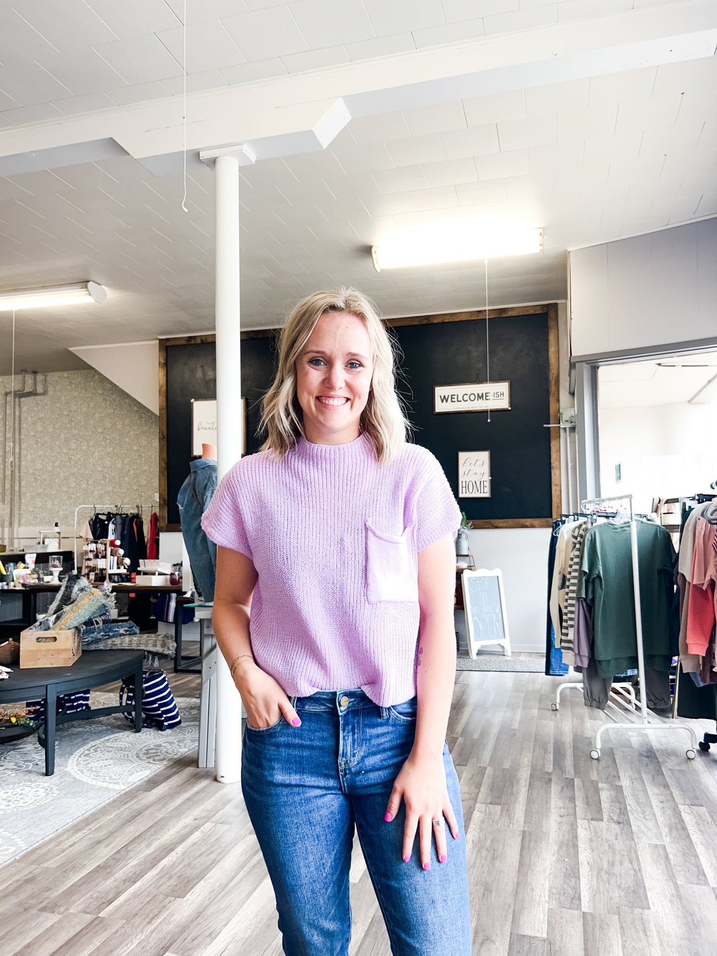 The Knitted Sweetie Cropped Tee