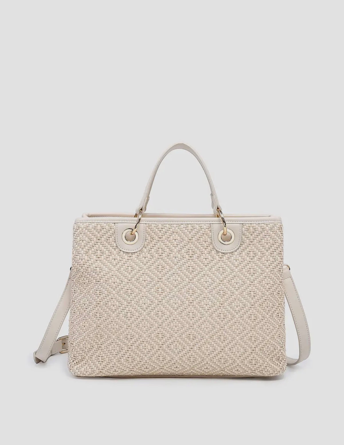 The Nancy Woven Tote Bag